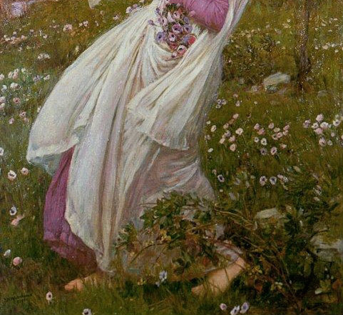 art-rose: John William Waterhouse + flowers