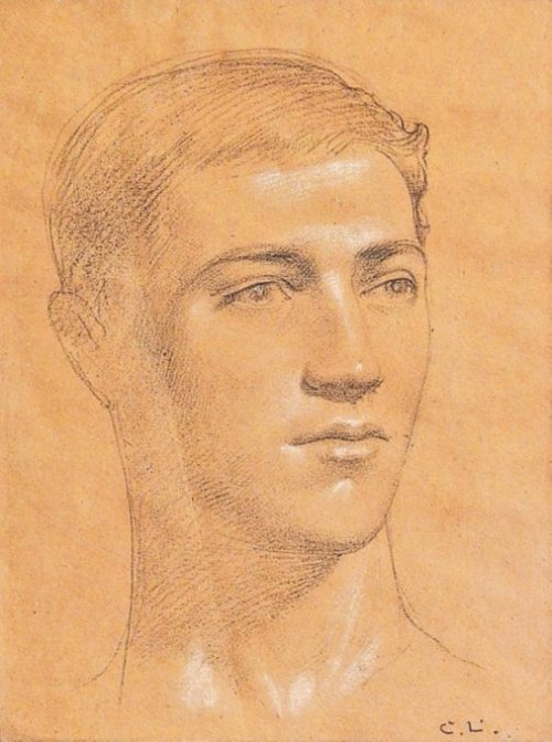 rho-prinz-galleria-meisterwerke: Charles L’ Éplattenier.1874-1946. Self-Portrait.1890s.