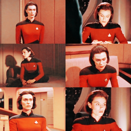 autisticpadme:Ladies of Star Trek: The Next GenerationRo Laren in 5x03: Ensign Ro