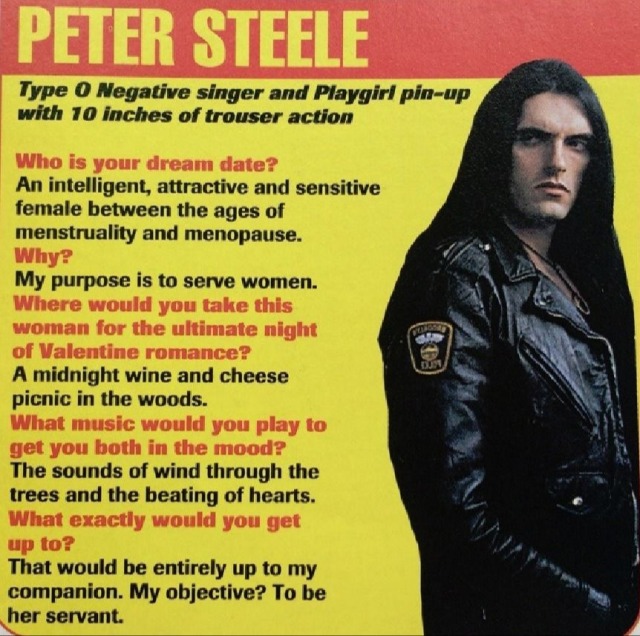 peter steele playgirl magazine unedited pics peter steele playgirl magazine unedited pics