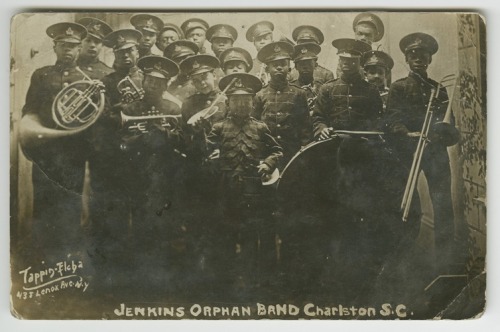 si-african-american-history:Photograph postcard of the Jenkins Orphanage Band, Charleston, South Car