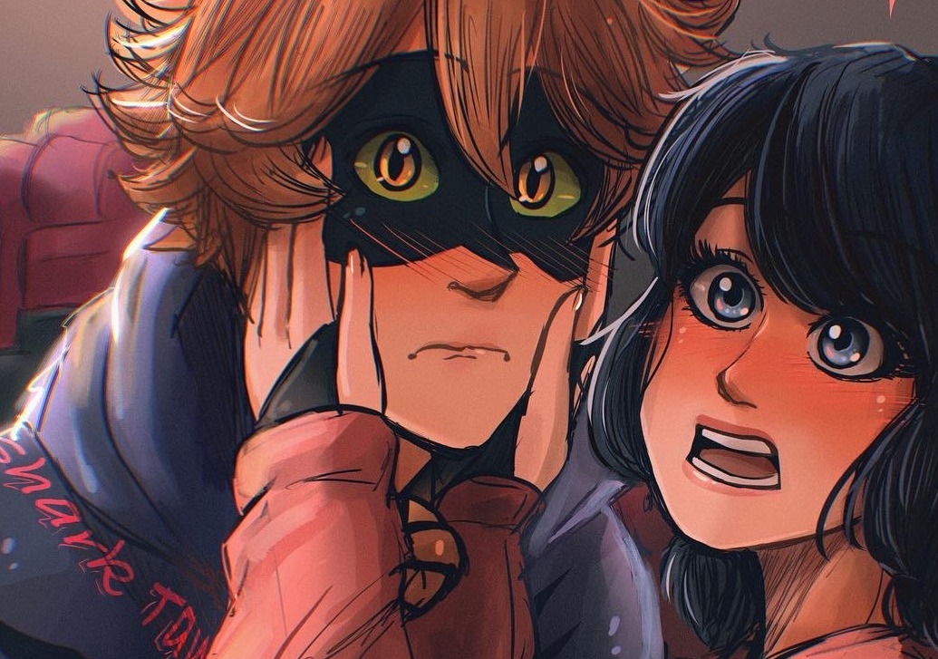 Adrien/Cat Noir as an ANIME character(Fanart is NOT mine