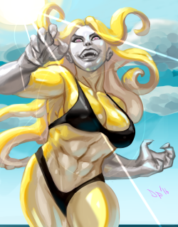 Diepod-Stuff: Genocyde At The Beach, Because My Oc Monster Waif Is Stronger Than