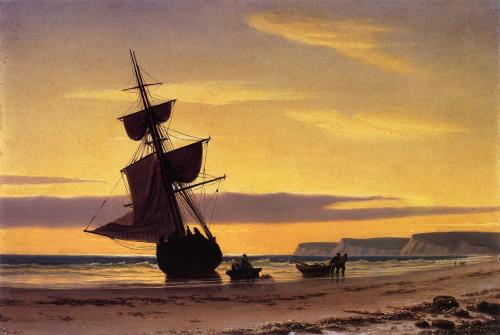artist-william-bradford: Coastal Scene, 1860, William Bradford