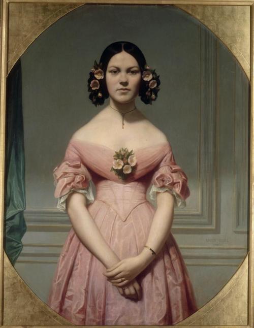 Eugène Emmanuel Amaury-Duval (French; 1806–1885)Portrait of Isaure Chassériau, Niece of the Artist, 