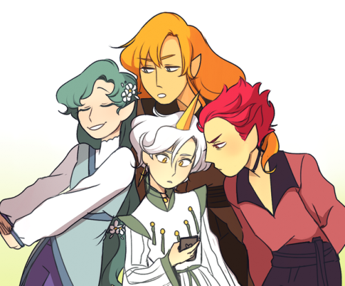 mimimonart:high priest and his three terrible awful bodyguards