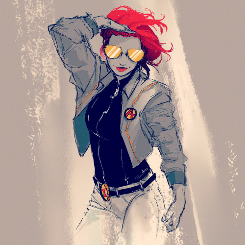 samanthadoodles:More #blackwidow for a fellow fan @jellydesignstudio