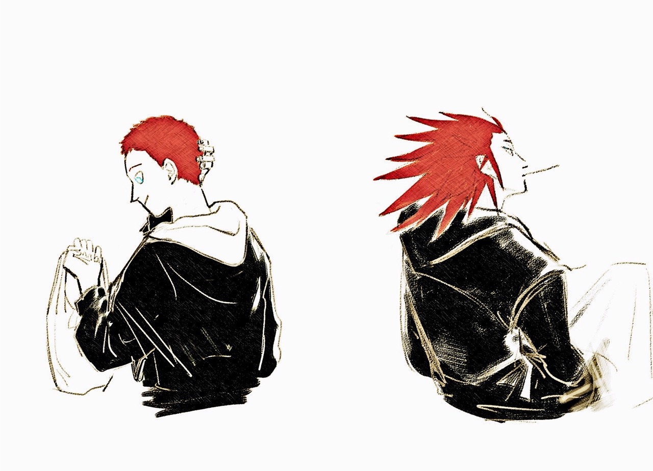 sotwb:  Same hair different style  Suzuki Shou (Mob psycho 100) Lea/Axel (Kingdom