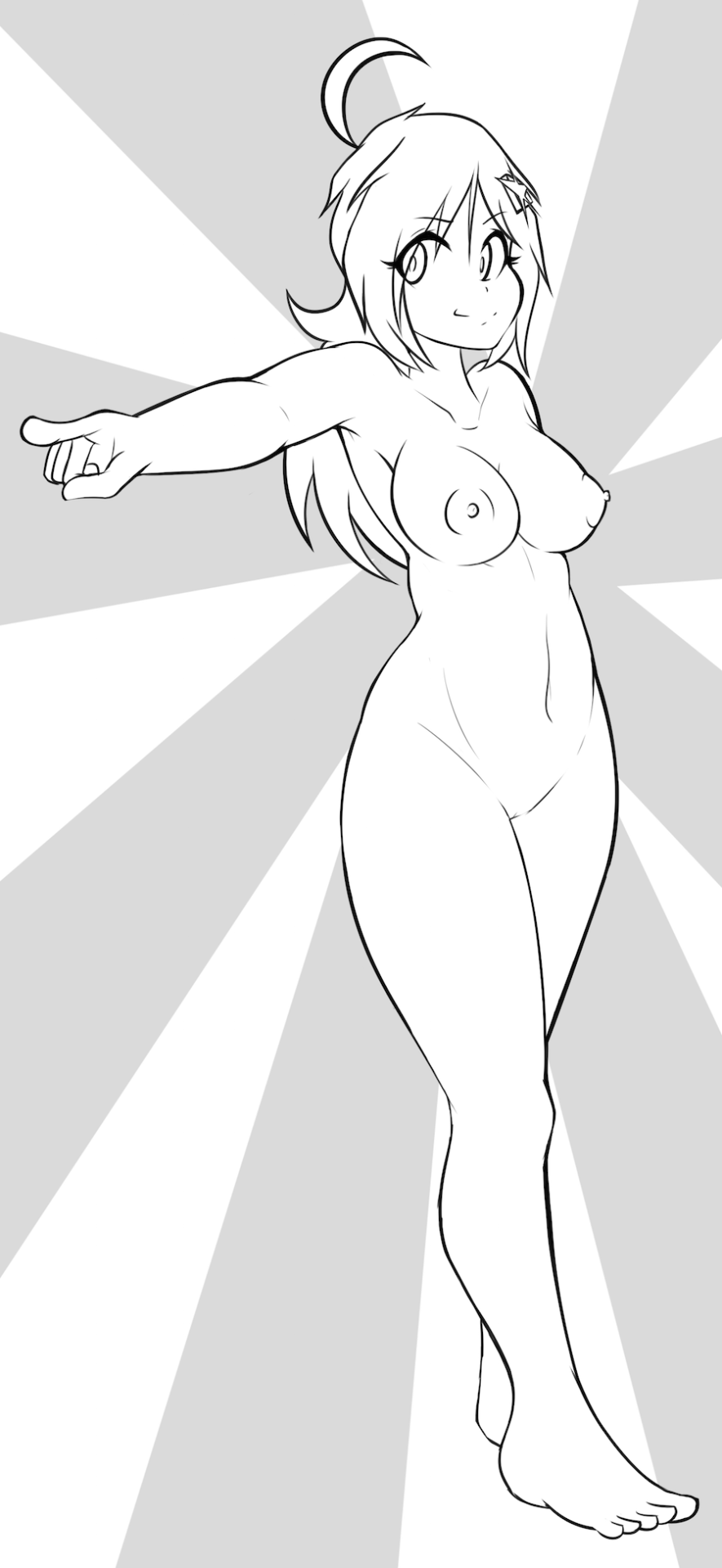 Patreon Sketch 3/6This month Star was requested in the pose pictured. I decided to
