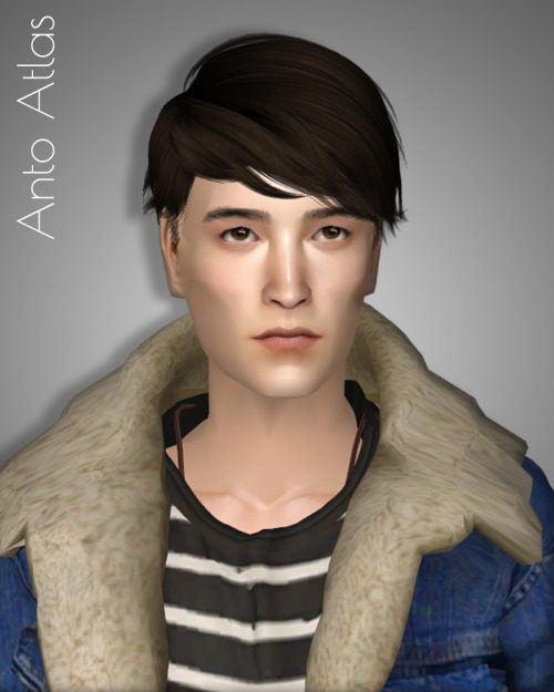 Three Anto’s male hairs retexturesAll hair in 25 colors, for all ages, grey linked to black.Textures