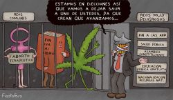 temporalmente-sin-ingenio:  quenospaso-cabr0s:   esto conchetumarE!   En todo caso no había pensado esto,impuestos al tabaco,legalizar la mariguana y quien le quita el impuesto a los libros y discos 77…