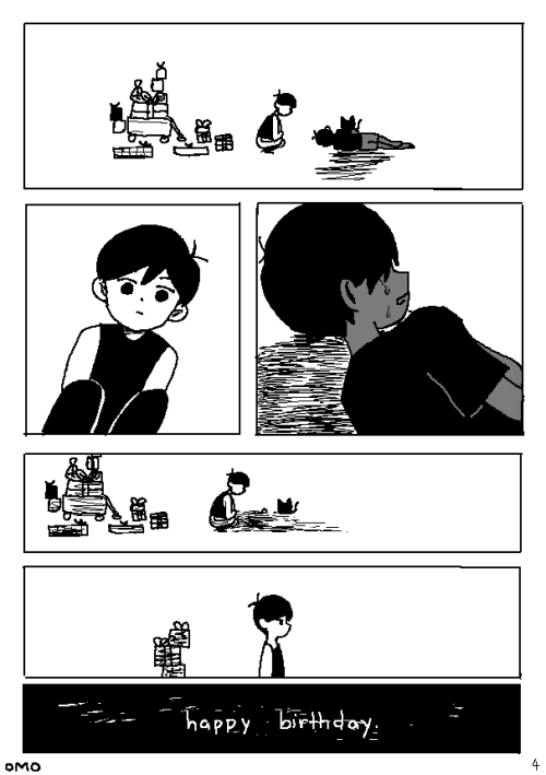  happy birthday. (CAUTION: this comic contains spoilers for OMORI) 