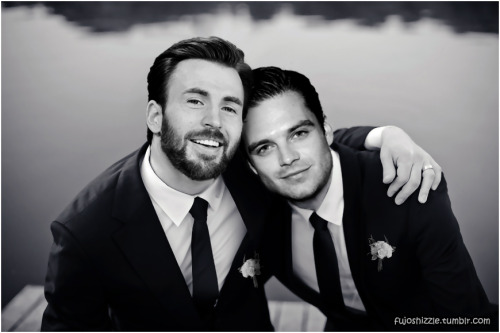 fujoshizzle:Stucky/Evanstan: Wedding day!!!..a compilation of love ❤just wanted them together in the