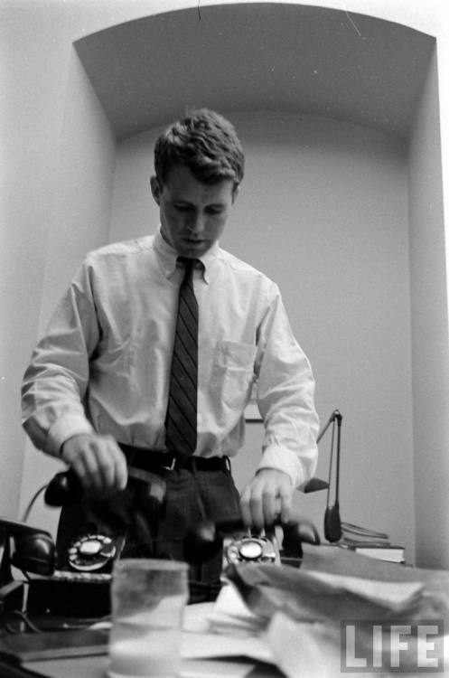 naturalshoulder: Bobby Kennedy, 1957