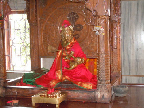 Satwai Devi, it is believed that the Goddess writes the destiny of the child on her forehead in the 