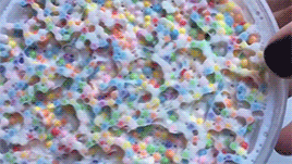 sensorykitty:rainbow chip frosting slime