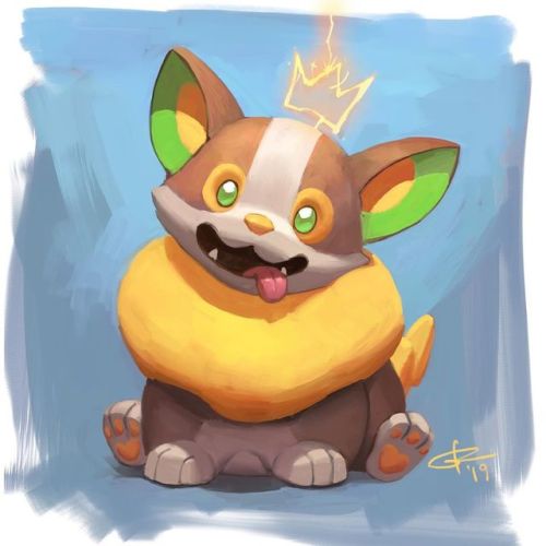 Who’s a good boi? #yamper. . . #pokemon #fanart #nintendo #pokemonswordshield #gameart #good