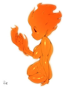 r4drawings:  fire sprite is hot.  heh. get