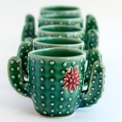 littlealienproducts:  Cactus Shot Glass from