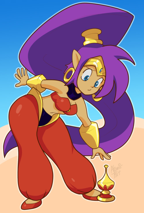 atomictiki: atomictiki:  Shantae for #CutieSaturday Thanks for everybody who joined the livestream   Emotions I have felt since posting    <3