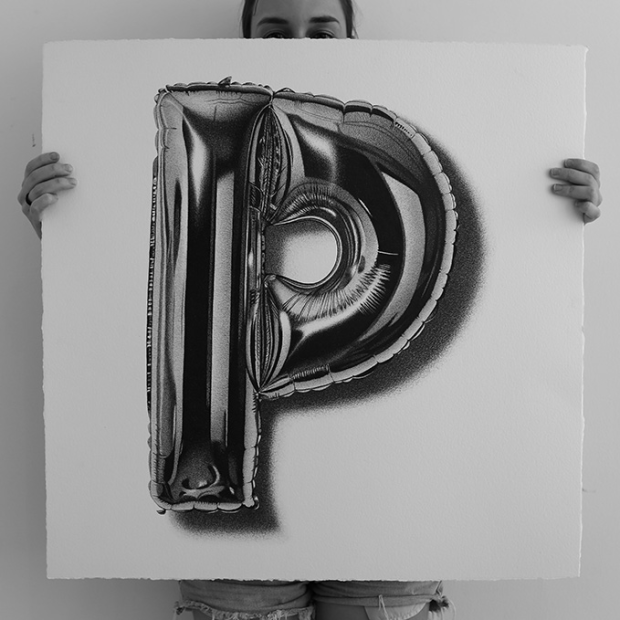 blazepress:  Hyper Realistic Balloon Drawings by CJ Hendry