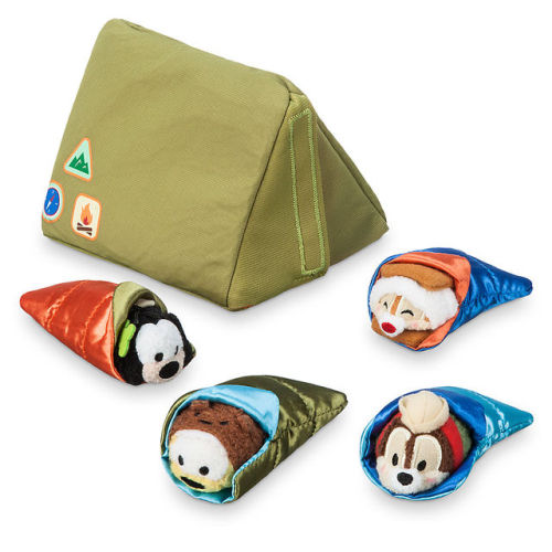 tsumtsumcorner:The Micro Tsum Tsum Camping Set is now available on the Disney Store! I&rsquo;m n