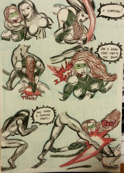  Kate Five Vs Symbiote Comic Page 85   Kate Channels Samoa Joe And Delivers One Of