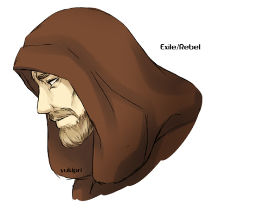 persian-slipper: yukipri: Obi-Wan Kenobi, through the ages. Or practice doodling of the bae that tur