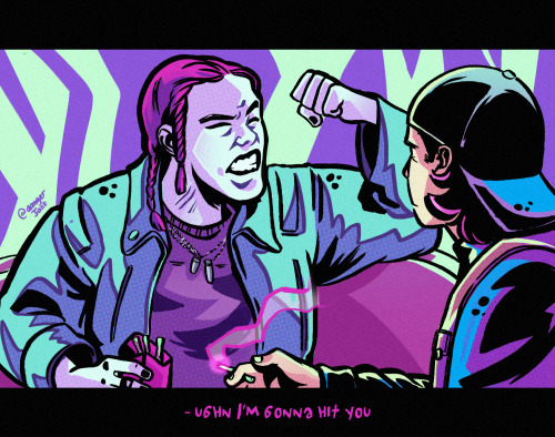  My mate @tlouey and I decided it would be fun to draw some Hackers screencaps