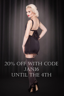 kissmedeadlier:  Enter the code JAN16 at the checkout for 20% off everything, including guest brands! http://www.kissmedeadly.co.uk/   I don&rsquo;t usually promote brands on here, but i love KMD. I&rsquo;m just disappointed my exchange rate has tanked