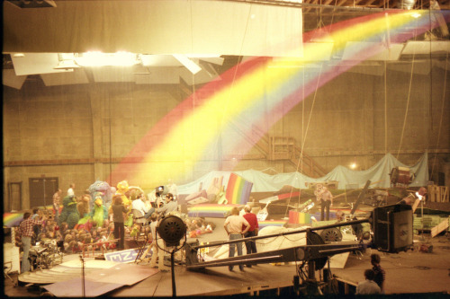 candid behind the scenes photos from The Muppet Movie circa 1978 via flickr.com