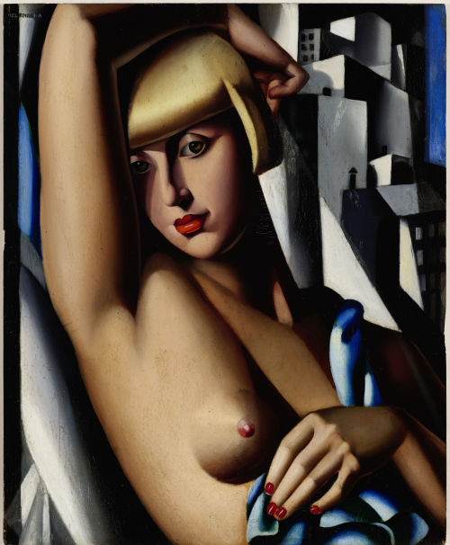 amare-habeo: Tamara de Lempicka (Tamara Gorska) (Polish, 1898-1980)Portrait de Suzy Solidor, N/DOil 