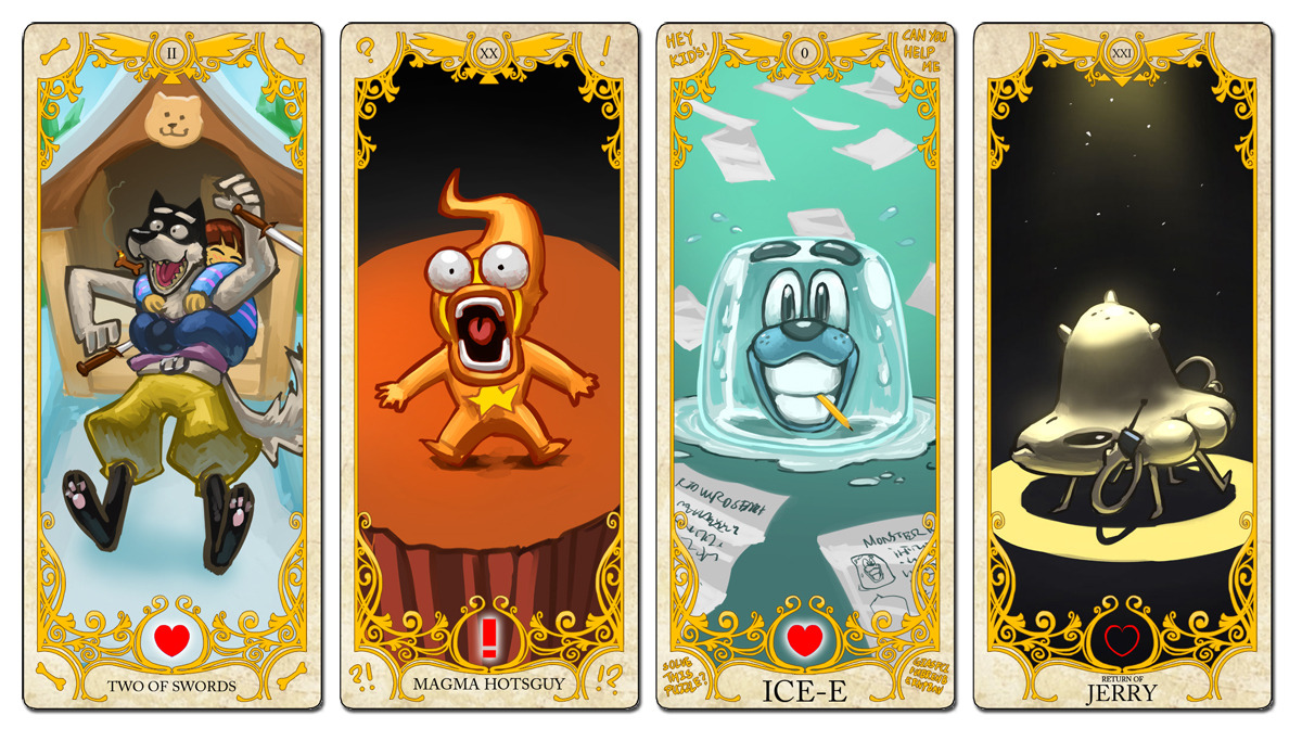 dogbomber:Here it is, the Full Set of Undertale Tarot Cards! After a solid month