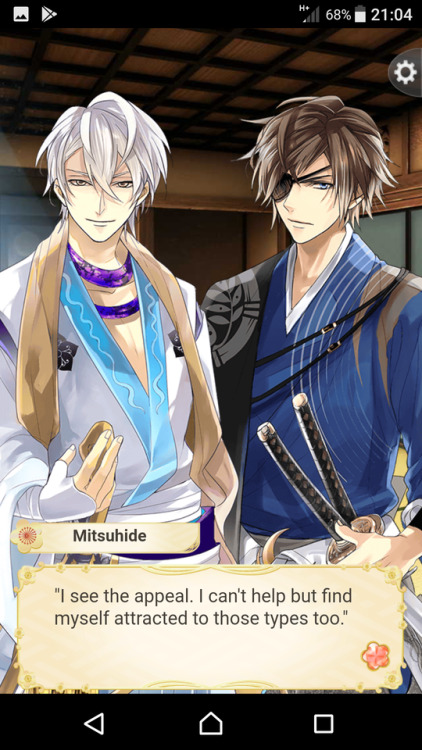 cathyhellen: Why you gotta tease me like that, Mitsuhide!? UGHHHHH SNEK. I want him so bad