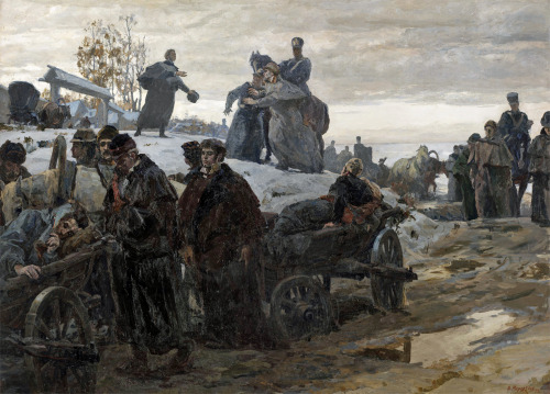 ALEKSEI PAVLOVICH MERZLYAKOVPushkin&rsquo;s Meeting with KyukhelbekkerOil on Canvas