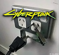 coredumpproject: datagrave:   frikiskrew:    When you are into cyberpunk, but cyberpunk