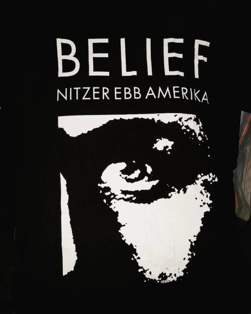 New shirts. #NitzerEbb #NitzerEbbProdukt #LethalAmounts #Hell #MSW #LowerYourHead #Ministry #WithSym
