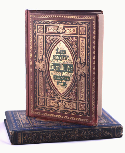 Attractive publishers cloth highlighted in gilt - beveled edge boardsThe Poetical Works of Edgar All