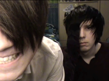 danandphilinblack:Congratulations, you have won a copy of me and phil’s sex tape // 2009 phan