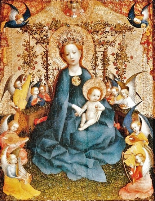 Madonna of the Rose Bush by Stefan Lochner, c. 1440