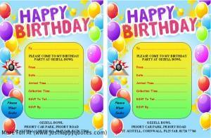 Free printable barbie birthday party invitations