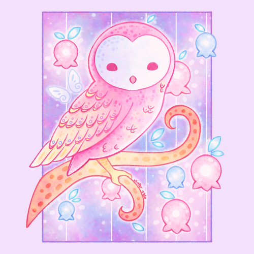 Owl + Flower Lamps~Reblogs Appreciated~Shop | Instagram | Ko-fi