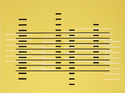 abstrakshun:Josef Albers (German-American, 1888 - 1976) Formulation: Articulation I &II  -  1972