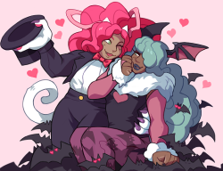 demitri:some gay darkstalkers for valentine’s