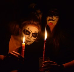 groteleur:  Easy Sugar Skull Makeup for Halloween