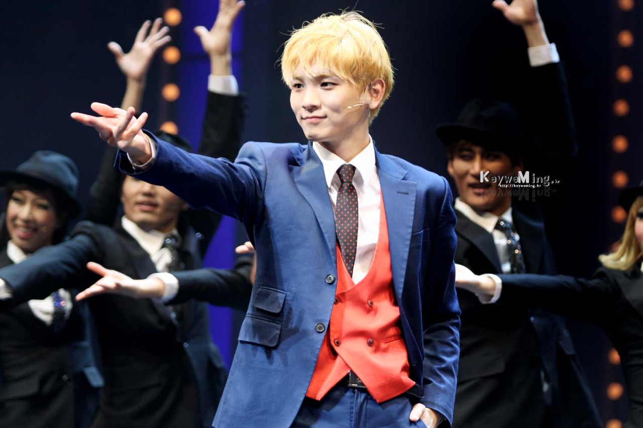 forevershiningshinee:  Lovely Captain FranKey - Catch Me If You Can Musical 121216 #10