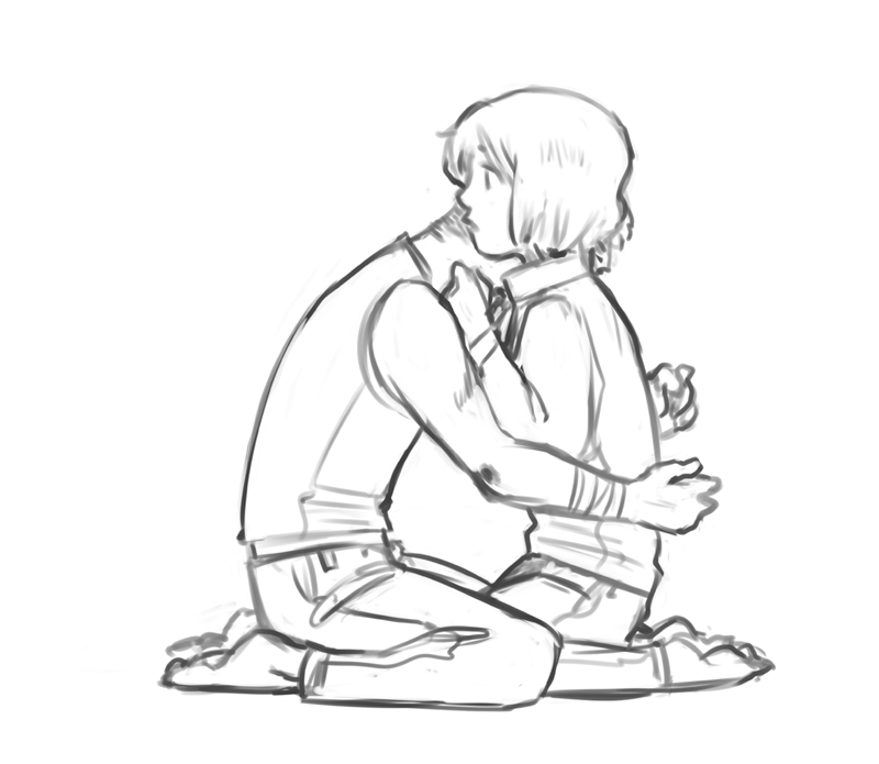 geolu:  Jearmin napping together after a particularly tough mission! 