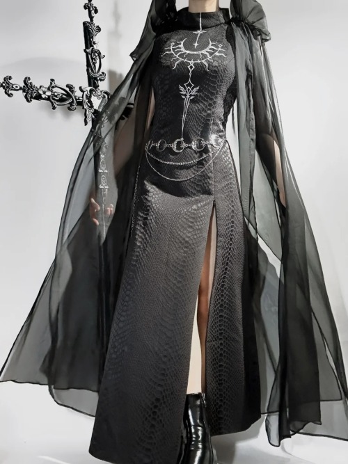 Preorder Deadline Reminder: -The Celestial Totems- Gothic Lolita Dress And Cape