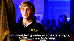 maliatale:  Evan Peters as Kyle Spencer in American Horror Story season three episode