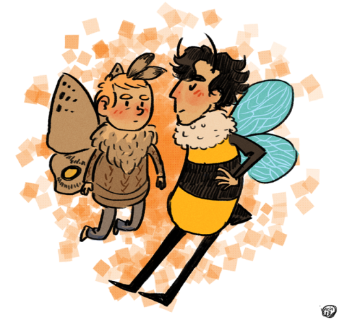 inchells: mothjohn and beelock watch out u guys or they’ll fly into ur eye dont mess with them